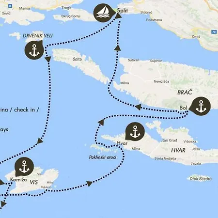Feriehus Sailing In Croatia - Private Sailing Yacht 14m
